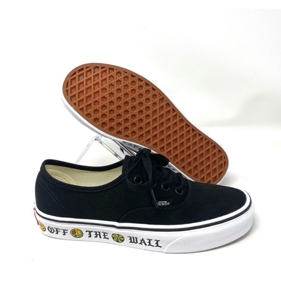 NIB- VANS Authentic Sidewall CanvasBlack Low Sneaker Women's Size 5.5